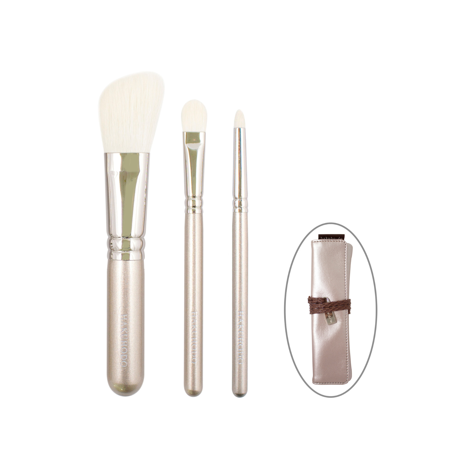 【新品未使用】白鳳堂　化粧筆4本セット 新品未使用】白鳳堂 化粧筆4本セット 白鳳堂 化粧筆4本セット ポーチ