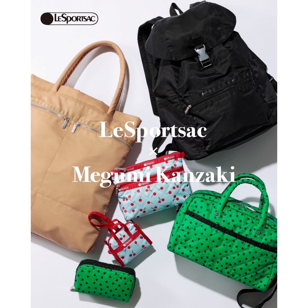 LeSportsac × Megumi Kanzaki 美容家・神崎恵さんとのコラボ