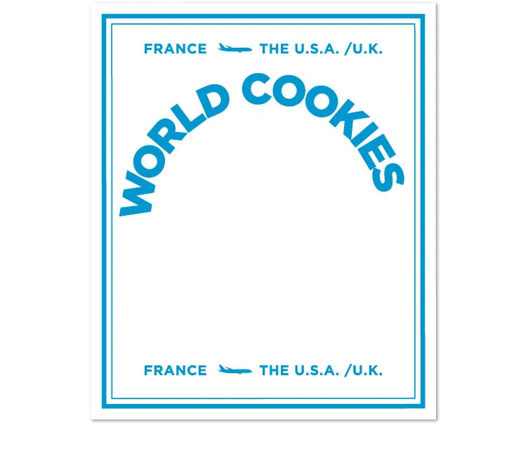FRANCE THE U.S.A. /U.K. WORLD COOKIES