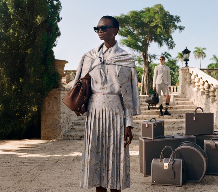 HIRO THOM BROWNE トムブラウン セットアップ風スーツ 貴重☆THOM BROWNE トムブラウン セットアップ スーツ サイズ1 | SOHOO