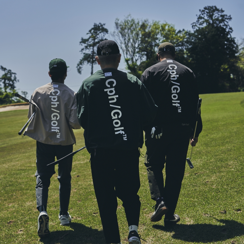 【1ラウンド着用】CPHG ブラック ハイネック シャツ CAPTAINS HELM GOLF #Cph/Golf MOCK NECK TEE -BLACK- – Cph/Golf™︎