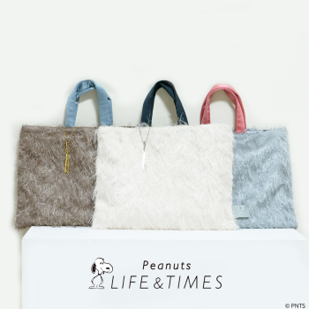 Peanuts LIFE&TIMES】 シャルマントサック コラボレーションフリンジ