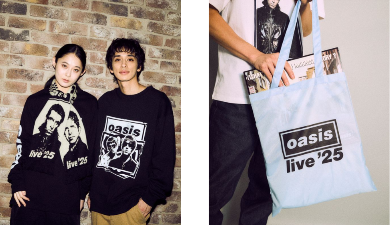 神戸初！「Oasis Live '25」日本公式ツアーグッズを期間限定で展開