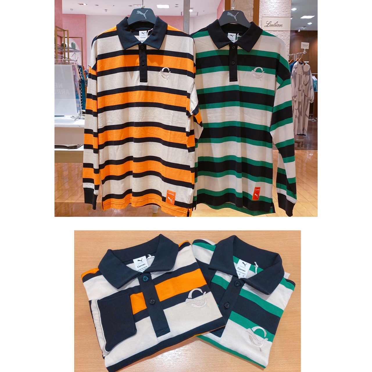 Carrots カラーブロックポロシャツ Mサイズ Carrots カラーブロックポロシャツ Mサイズ