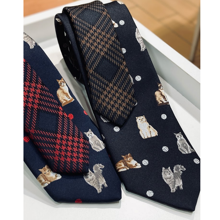 giraffe(ジラフ)」ネクタイ＆タイピン | 売場ニュース | 西宮阪急