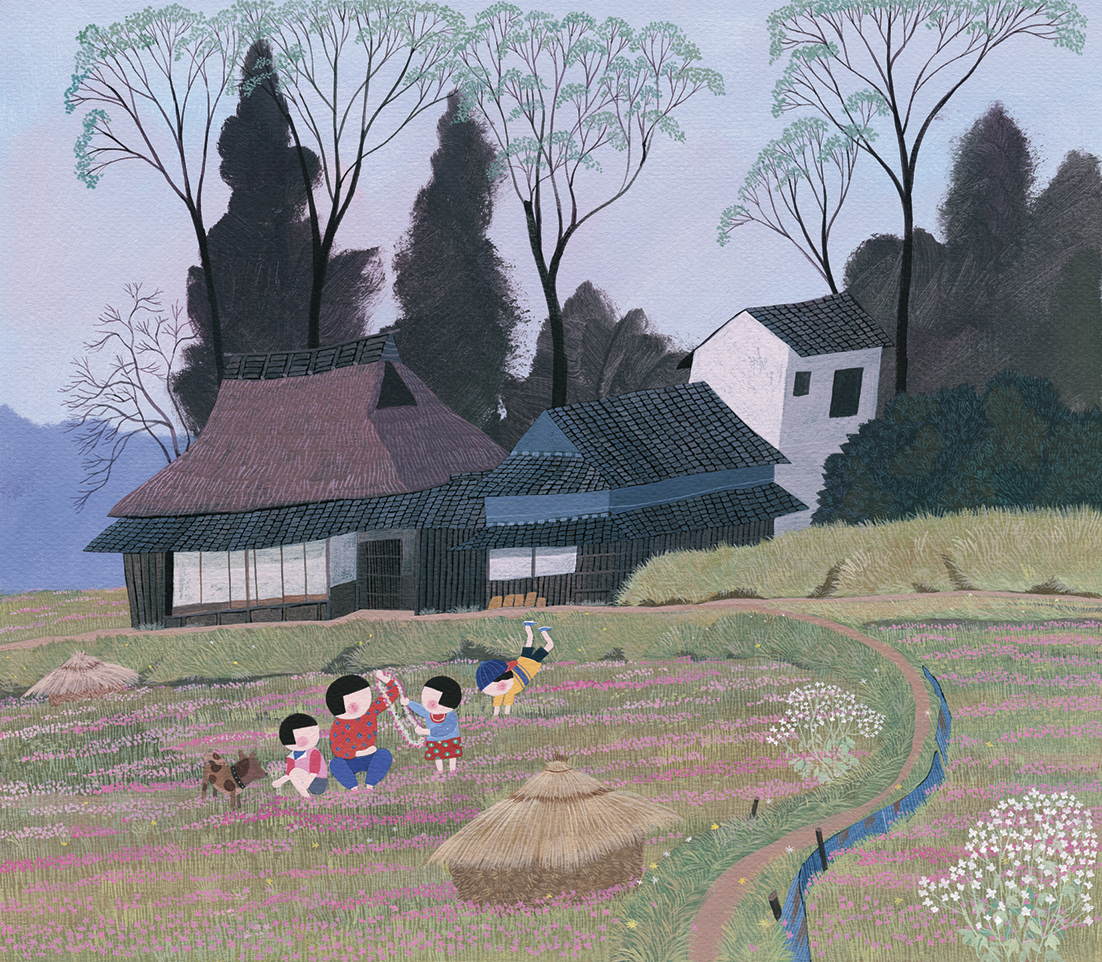日本の四季 ふるさとの詩 原田泰治 版画展 | 売場ニュース | 千里阪急